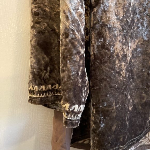 Andree tunic Blouse brown size 2X - Picture 3 of 8